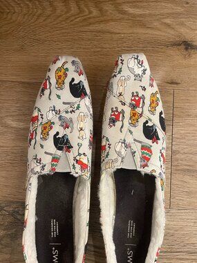 Christmas Cat Toms Fur Lined - Size 11